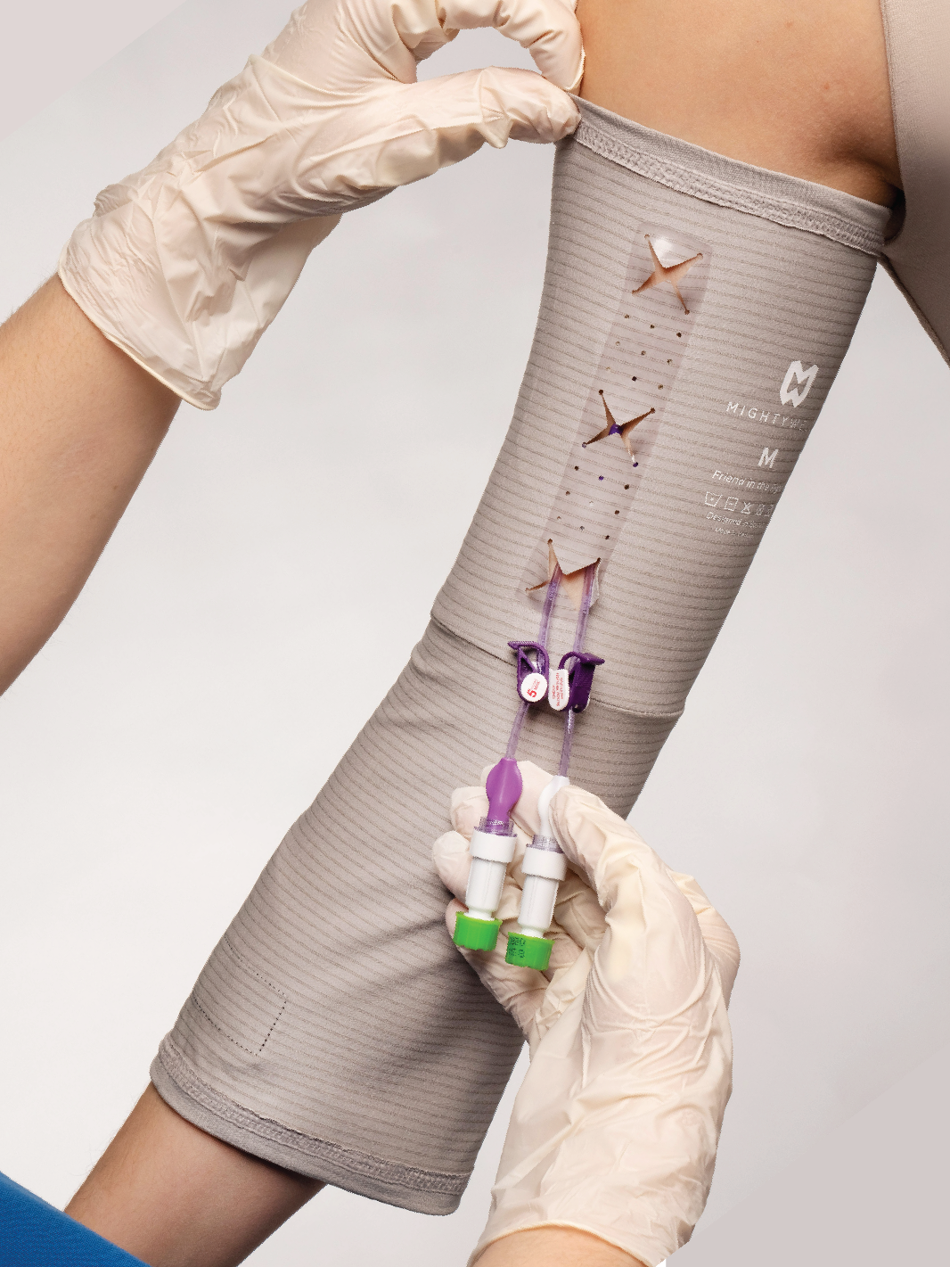 PICCPerfect® Pro: Dual-Layer Garment IV Protector – Mighty Well PICCPerfect® Pro: Dual-Layer Garment IV Protector – Mighty Well