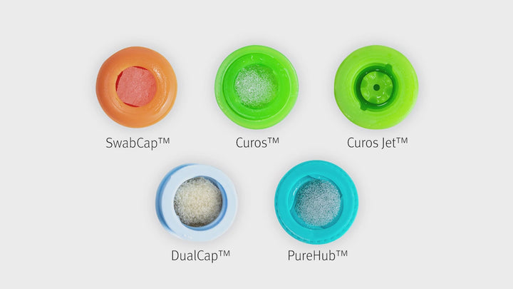 SwabCap™ Disinfecting Cap for Needlefree Connectors (2 Packs of 10pcs each)