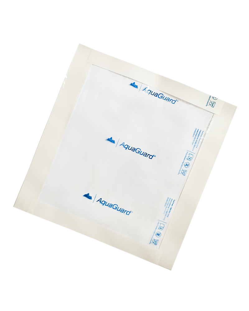 AquaGuard Shower Sheets - 9 x 9 inches