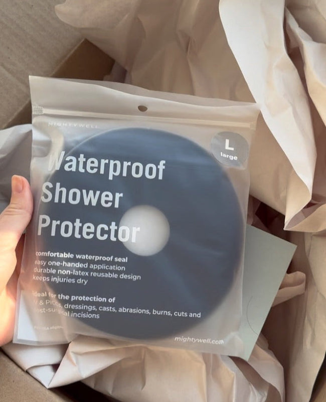 Waterproof Shower Cover H2O Shield Mighty Well