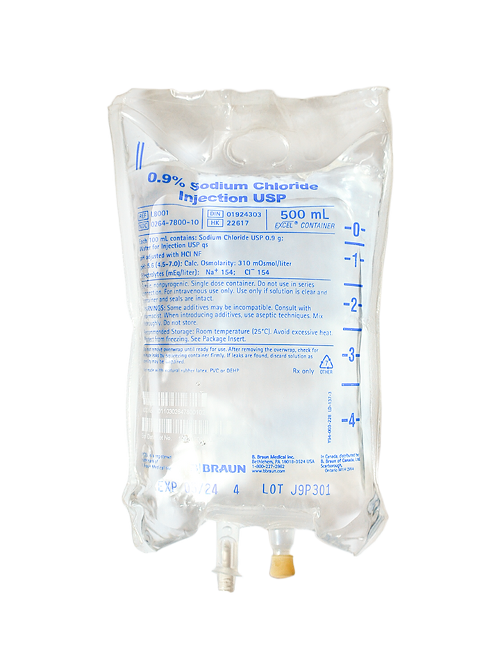 0.9% IV Injection Solution Sodium Chloride (500 mL)